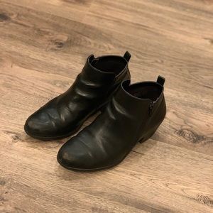 Faux leather booties!!